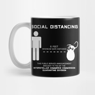 Social Distancing Hugger - white Mug